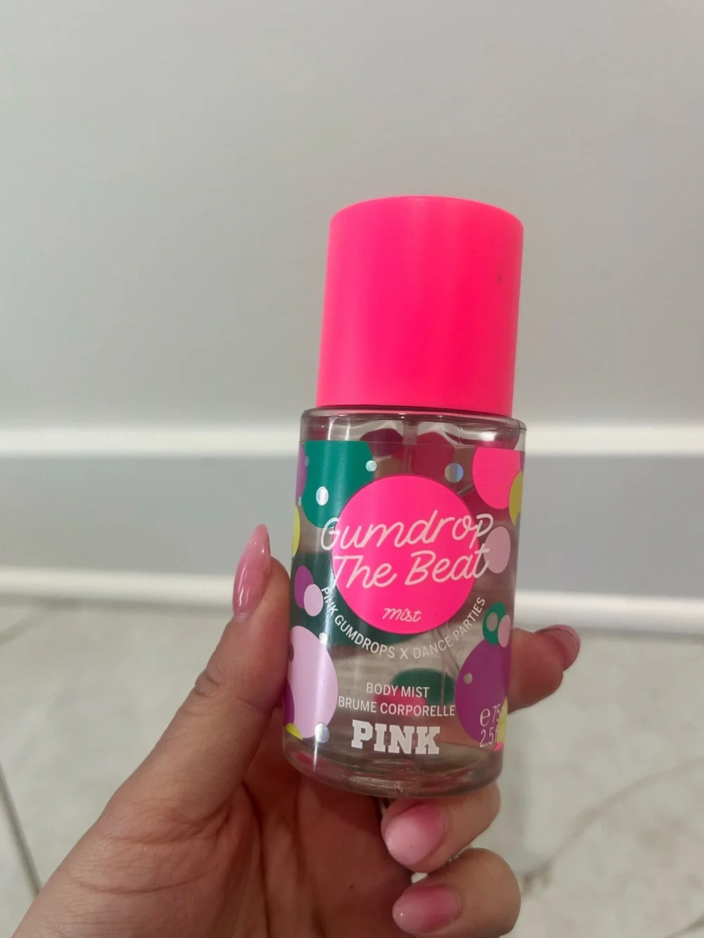 NEW PINK Gumdrop The Beat Body Mist